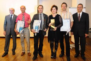 Preisverleihung mit dem zweiten Platz für die Firma Spitzbau beim Innovationspreis Preisverleihung mit dem zweiten Platz für die Firma Spitzbau beim Innovationspreis